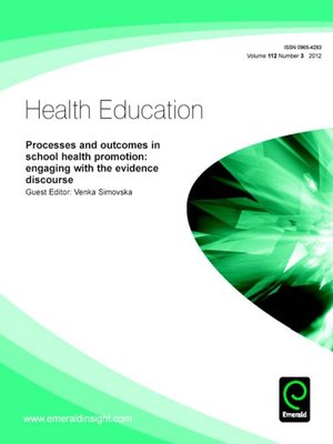 cover image of Health Education, Volume 112, Issue 3
